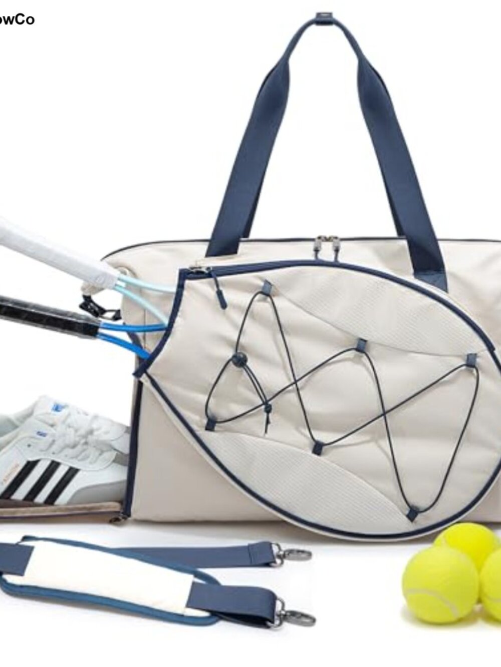 Tennis Tote Duffle Bag Overnight Travel Gear Racket Holder